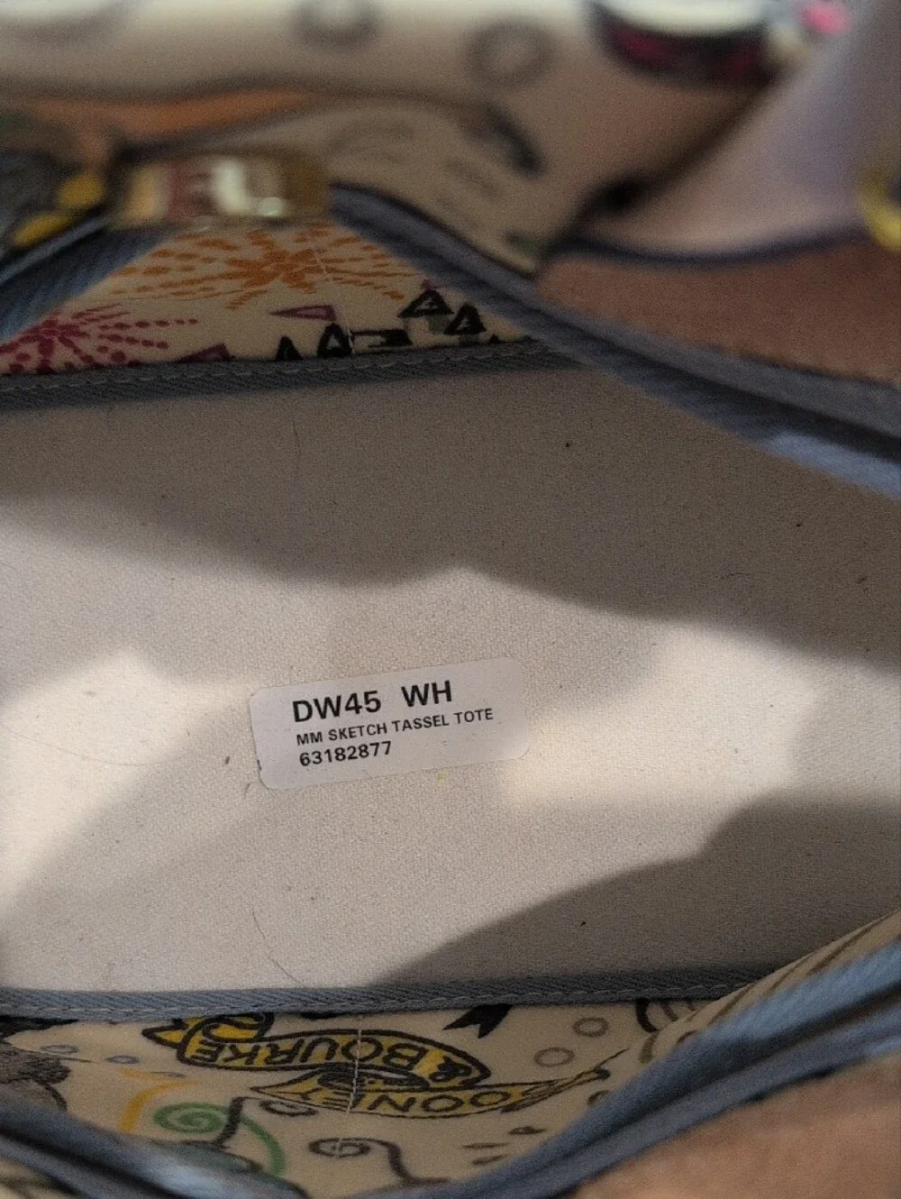 Dooney & Bourke Disneyland Disney Parks Sketch Satchel Bag